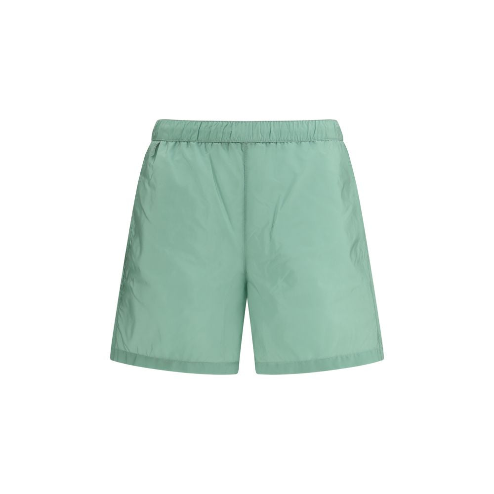 Bicolor Recycled Polyamide Shorts Prada