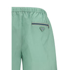 Bicolor Recycled Polyamide Shorts Prada