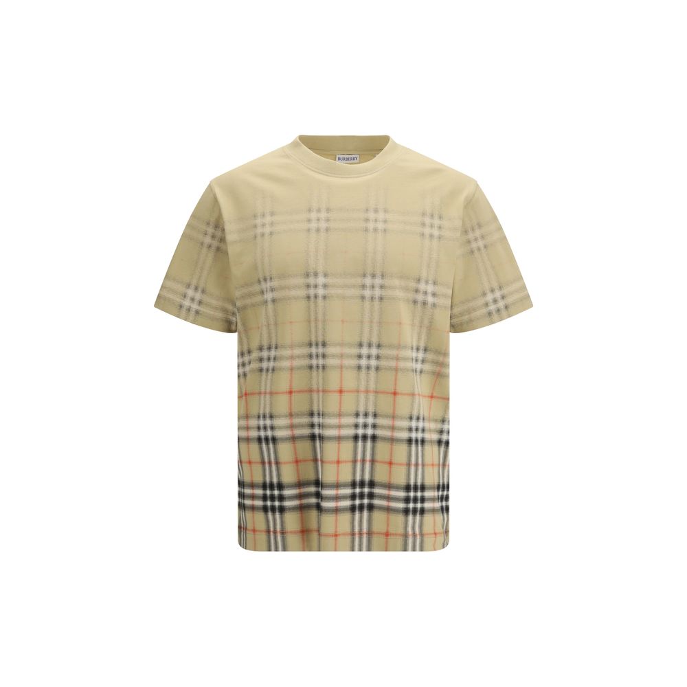 Beige Cotton T-Shirt Burberry