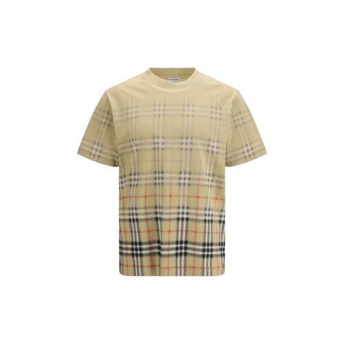 Beige Cotton T-Shirt Burberry