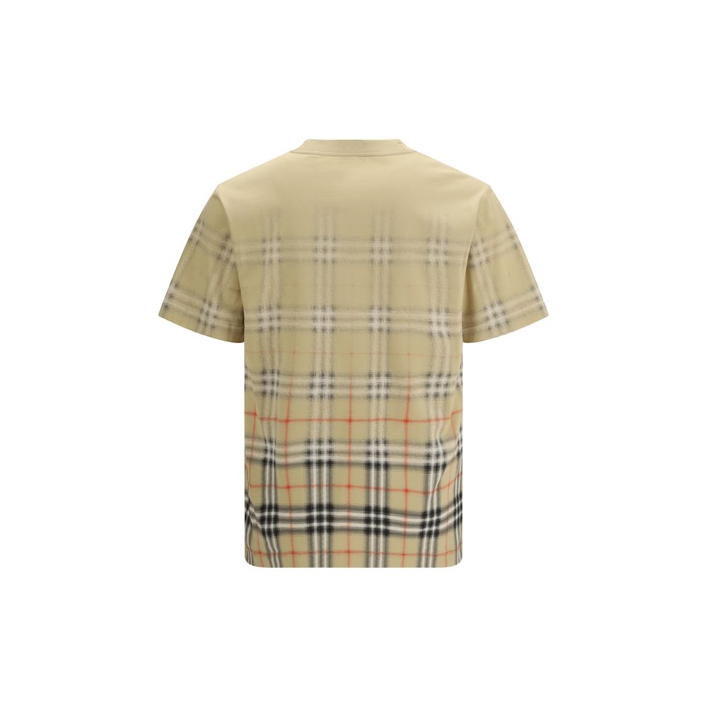 Beige Cotton T-Shirt Burberry