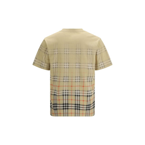 Beige Cotton T-Shirt Burberry