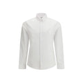 White Cotton Dress Shirt Burberry