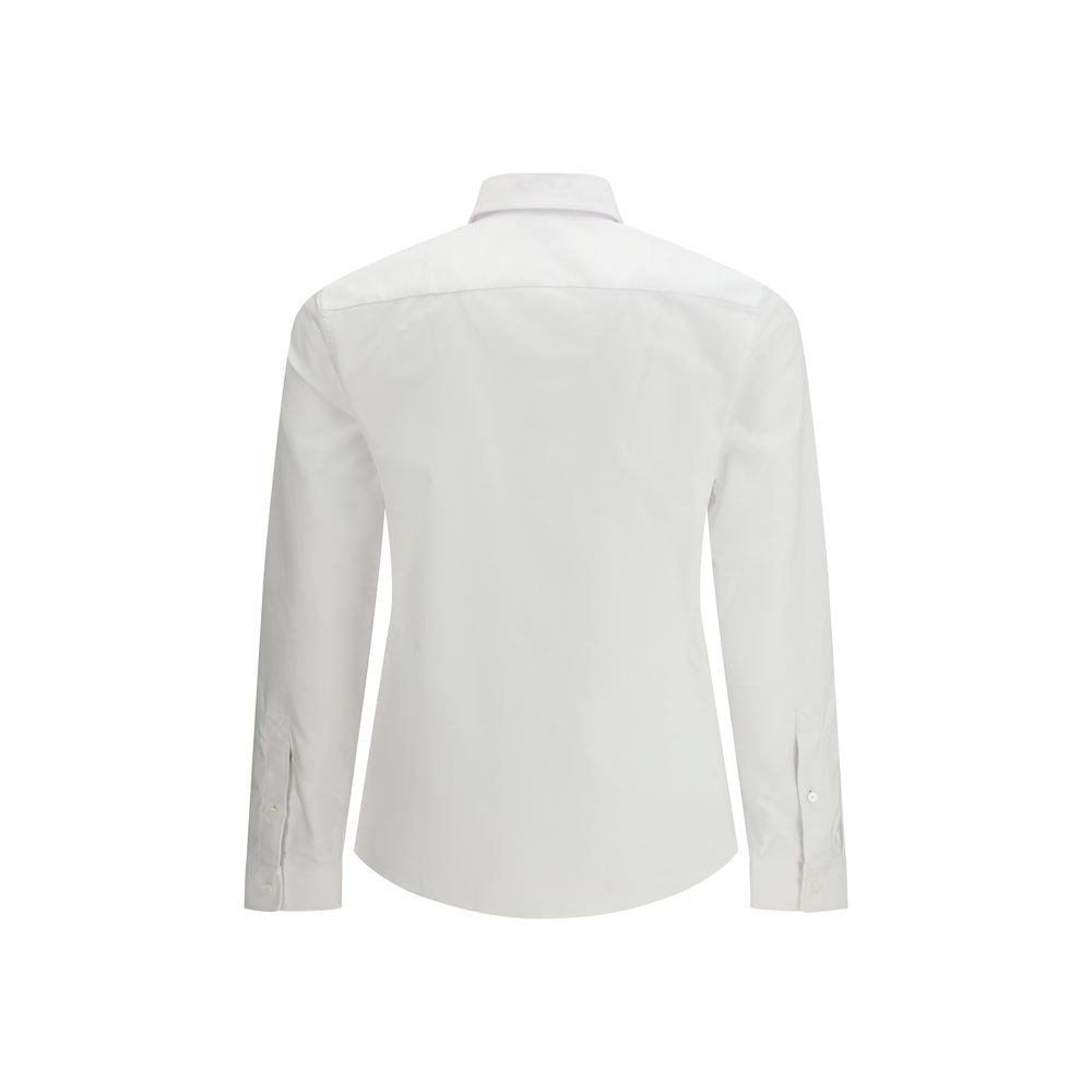 White Cotton Dress Shirt Burberry