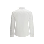 White Cotton Dress Shirt Burberry