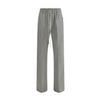 Gray Viscose Casual Pants Rick Owens