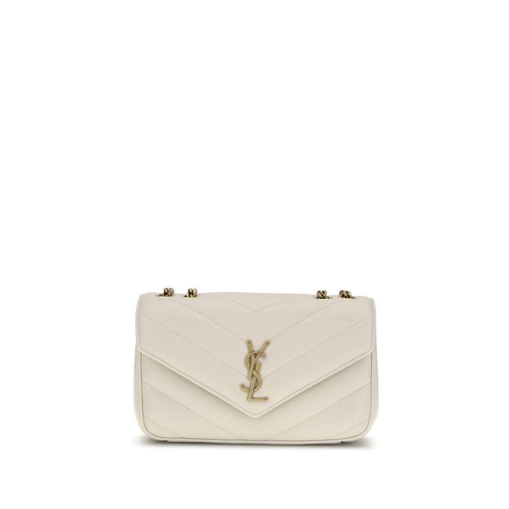 Beige Lamb Ovis Aries Aries Shoulder Bag Saint Laurent