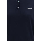 Blue Cashmere Sweatshirt Miu Miu