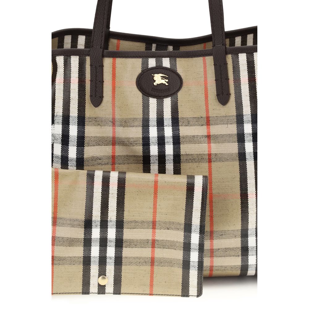 Multicolor Cotton Handbag Burberry