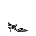 Black Nylon Platform Pumps Fendi