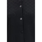 Black Wool Cardigan Gucci