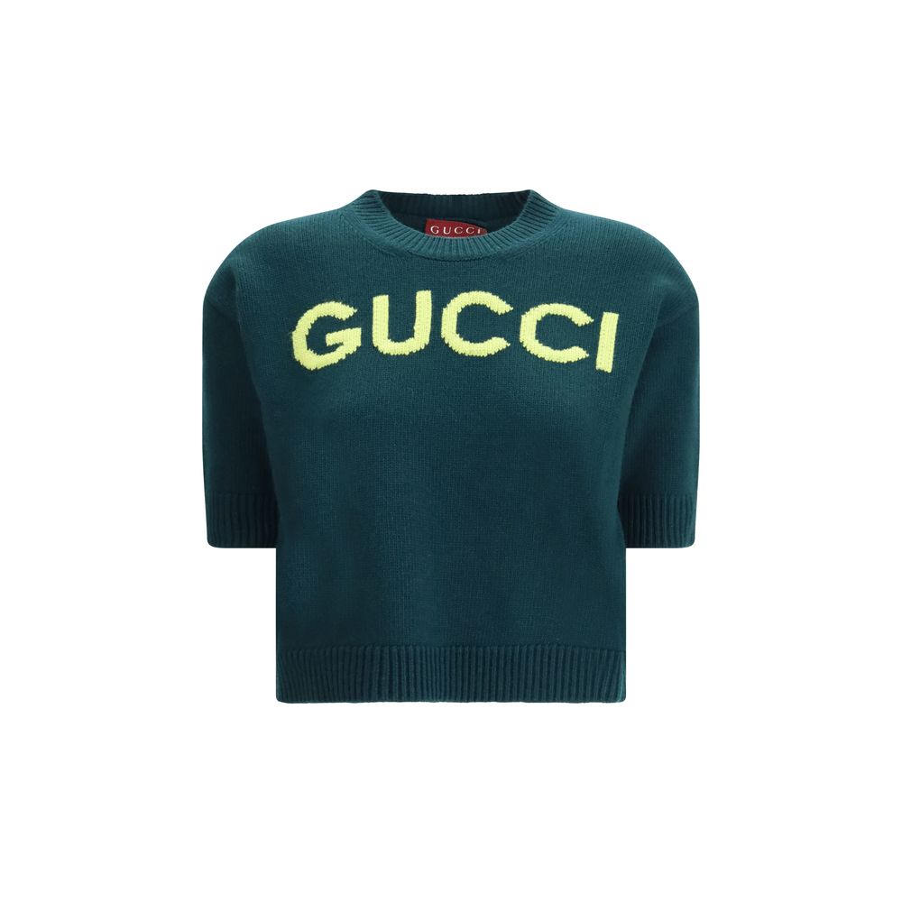 Bicolor Wool Sweatshirt Gucci