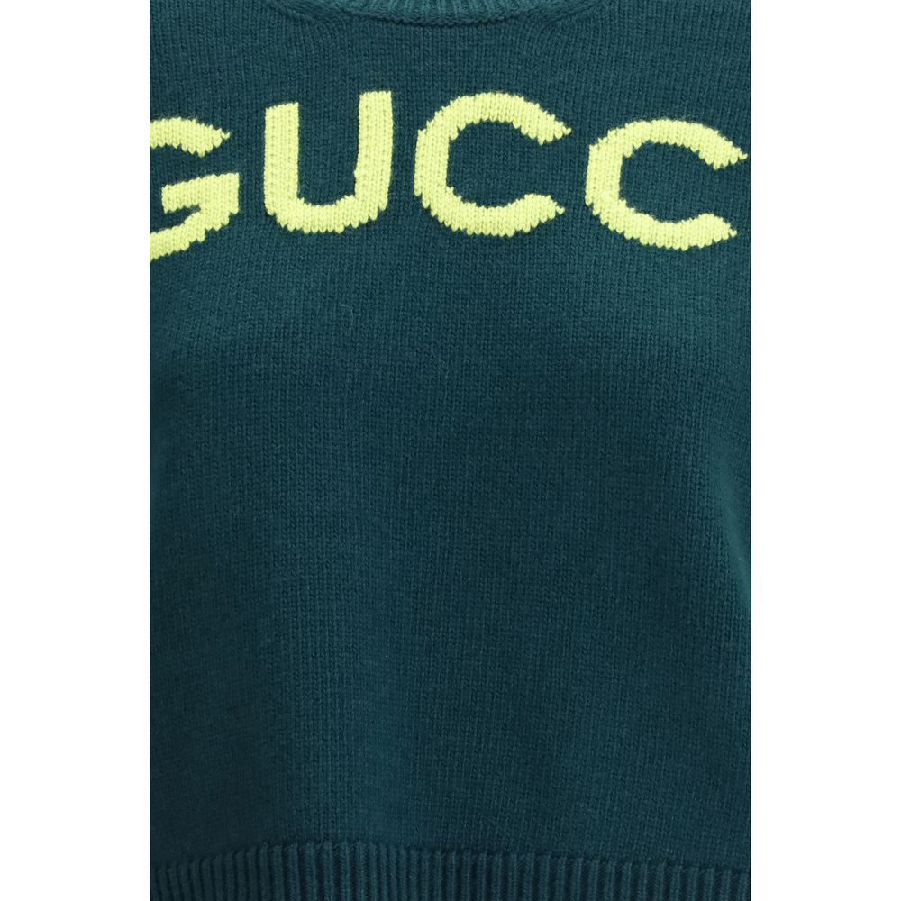 Bicolor Wool Sweatshirt Gucci