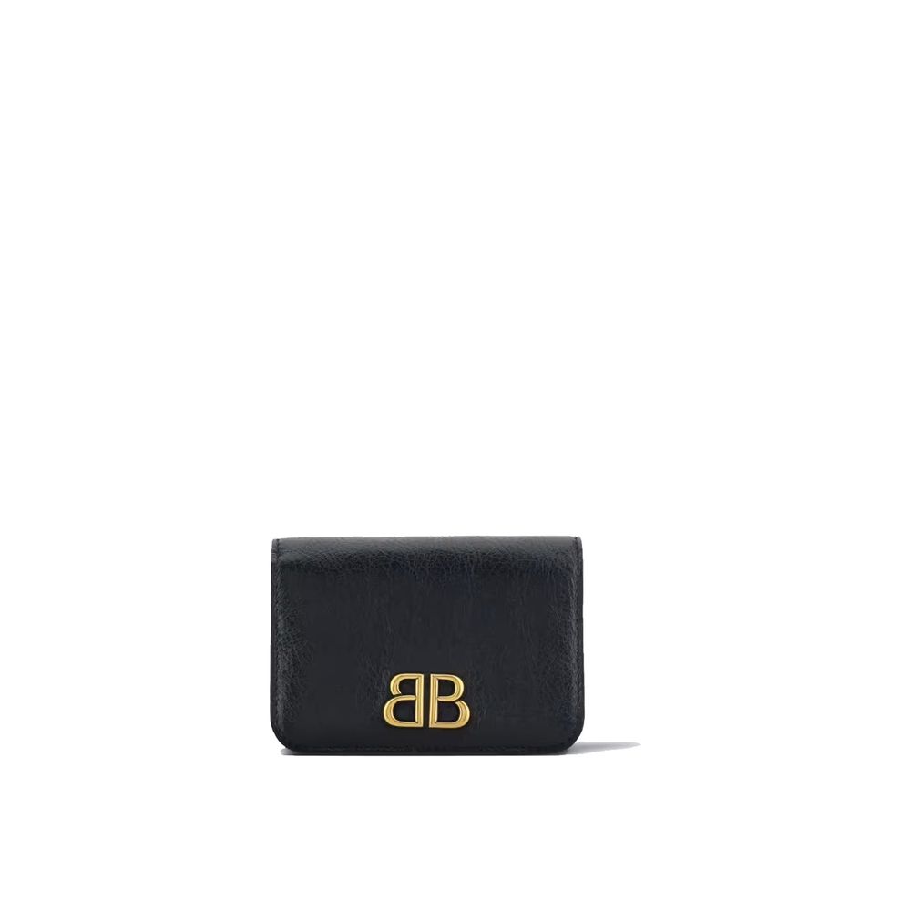 Black Lamb Leather Cardholder Balenciaga