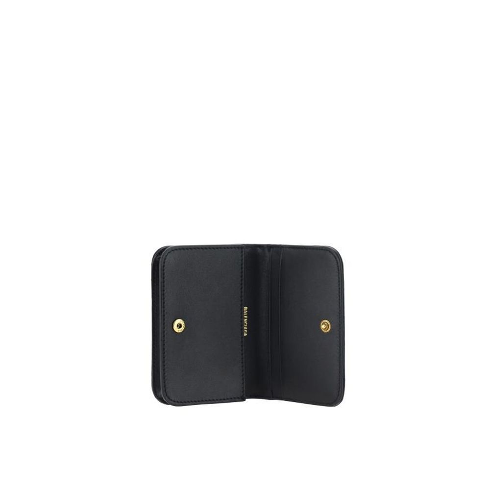 Black Lamb Leather Cardholder Balenciaga
