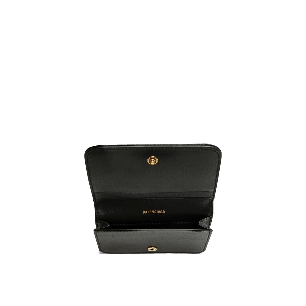 Black Lamb Leather Cardholder Balenciaga