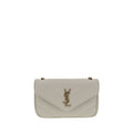 White Lamb Ovis Aries Aries Shoulder Bag Saint Laurent