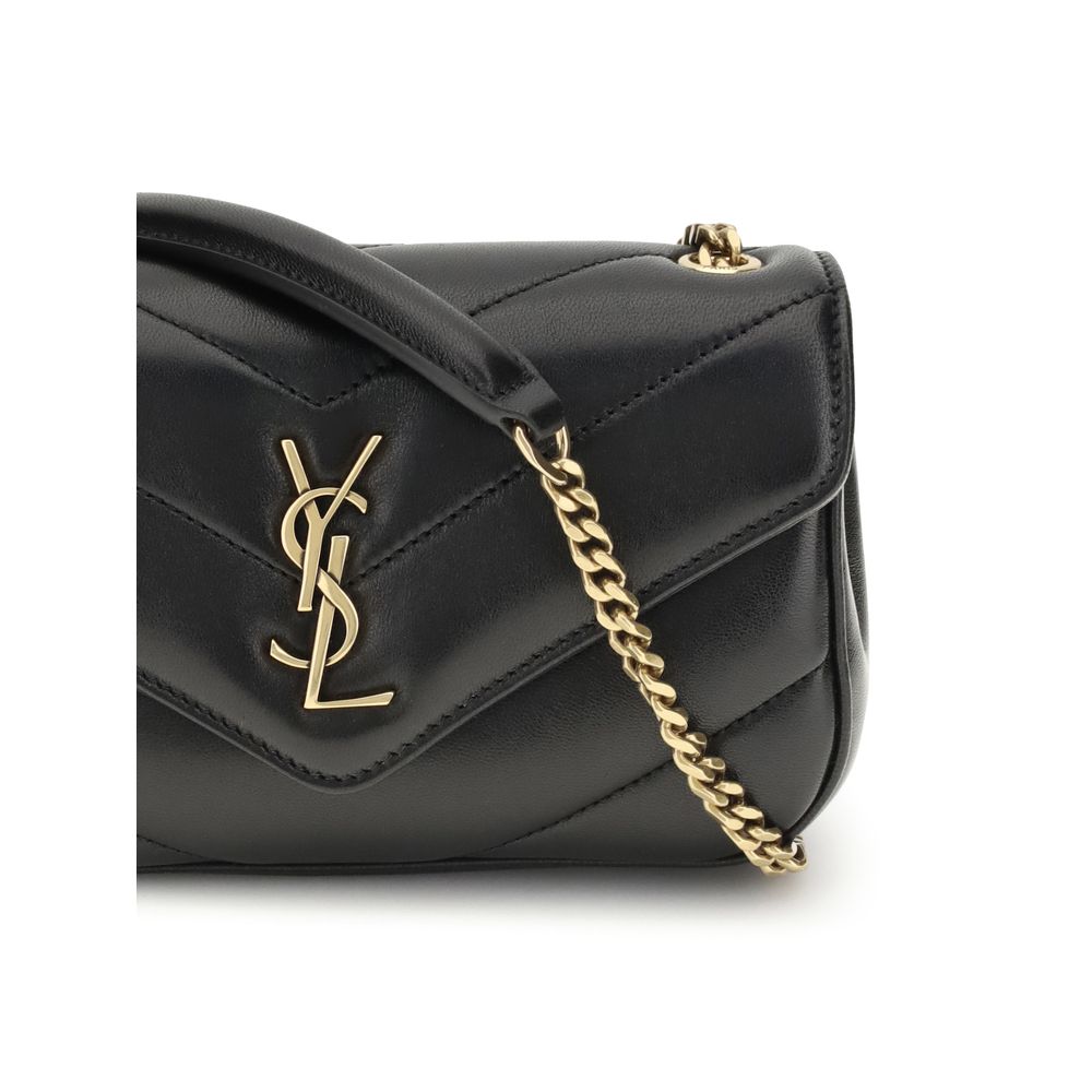 Black Lamb Ovis Aries Aries Shoulder Bag Saint Laurent