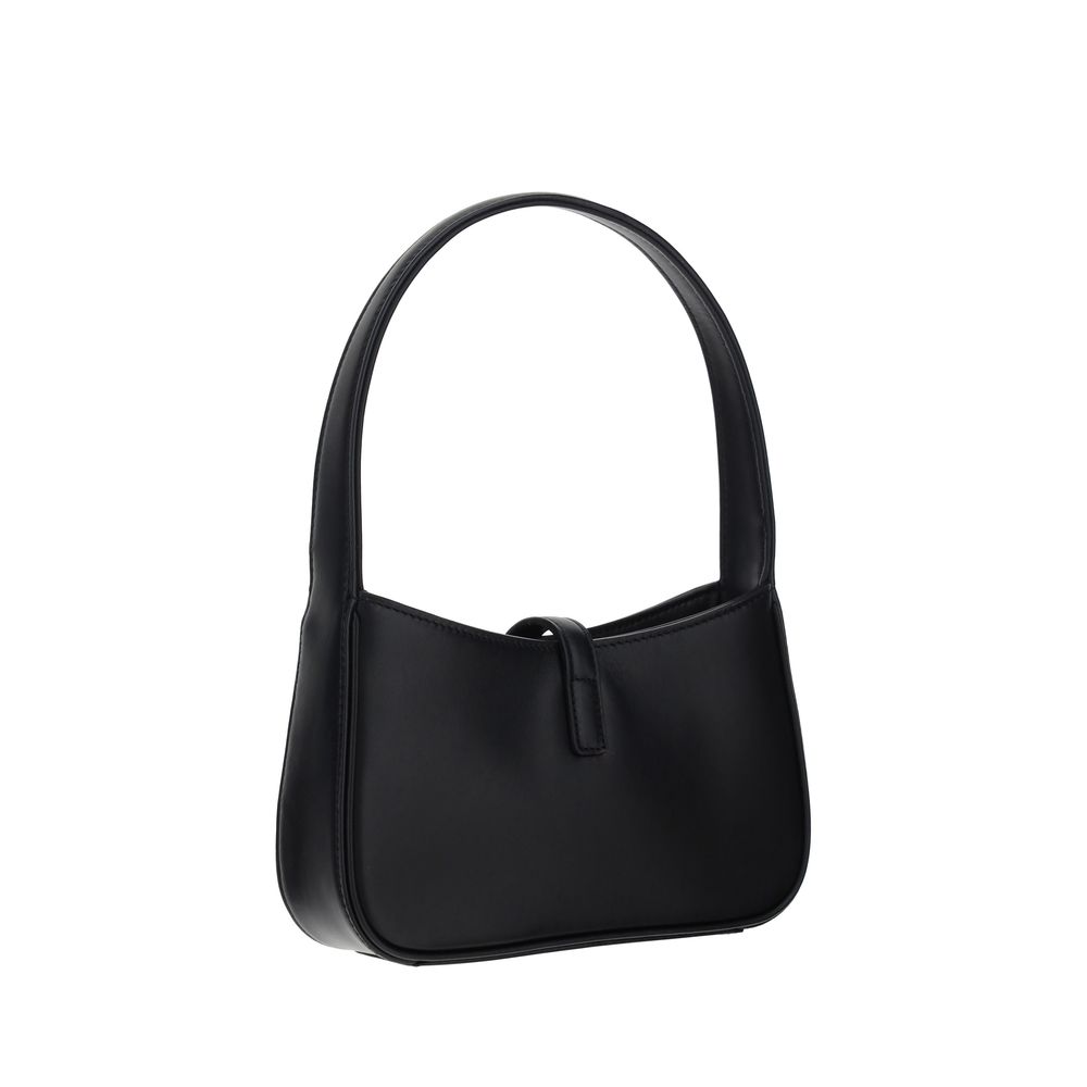 Black Calf Leather Bos Taurus Shoulder Bag Saint Laurent