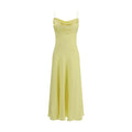 Bicolor Silk Casual Dress Balmain