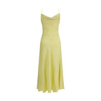 Bicolor Silk Casual Dress Balmain