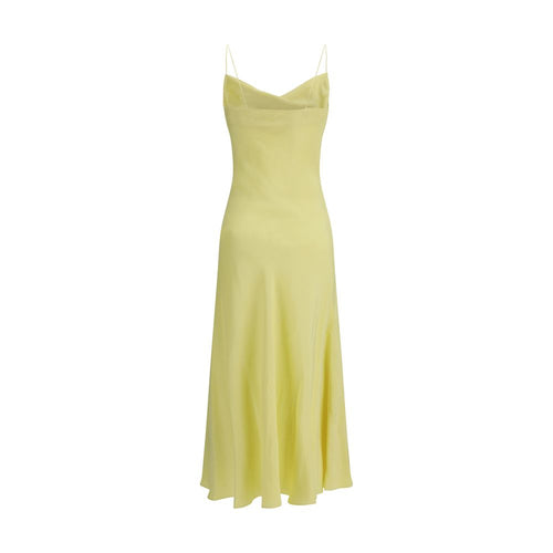 Bicolor Silk Casual Dress Balmain