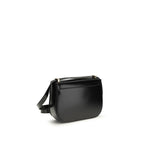 Black Calf Leather Bos Taurus Shoulder Bag Ferragamo