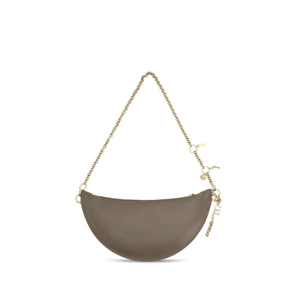 Gray Calf Leather Bos Taurus Shoulder Bag Chloé