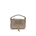 Beige Calf Leather Bos Taurus Shoulder Bag Chloé