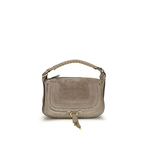 Beige Calf Leather Bos Taurus Shoulder Bag Chloé