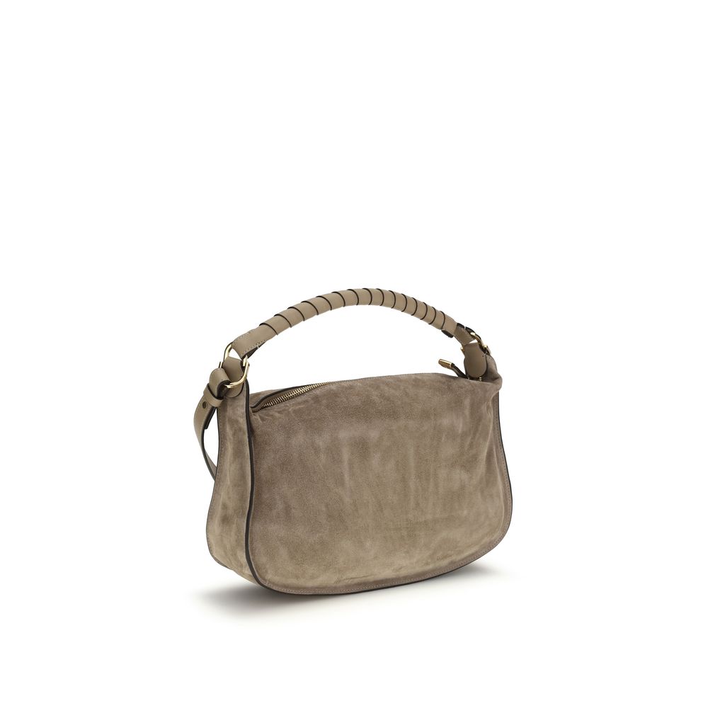 Beige Calf Leather Bos Taurus Shoulder Bag Chloé
