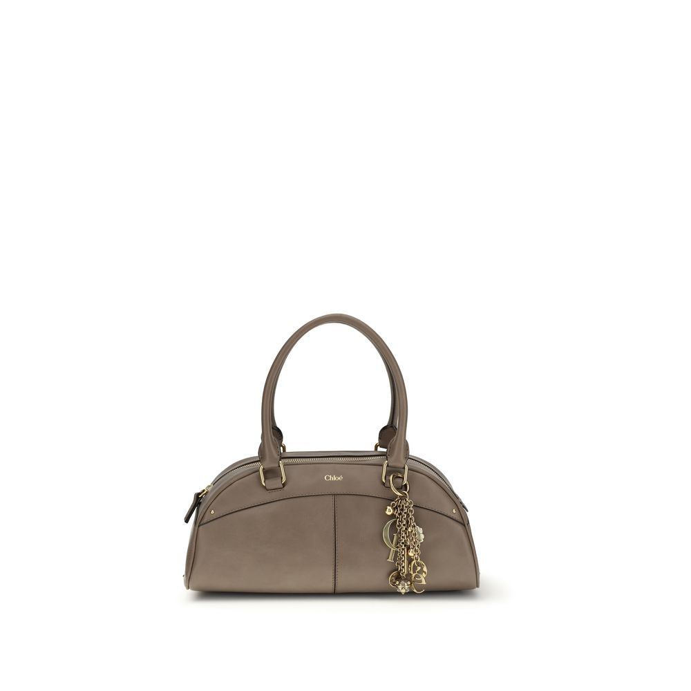 Gray Calf Leather Bos Taurus Handbag Chloé
