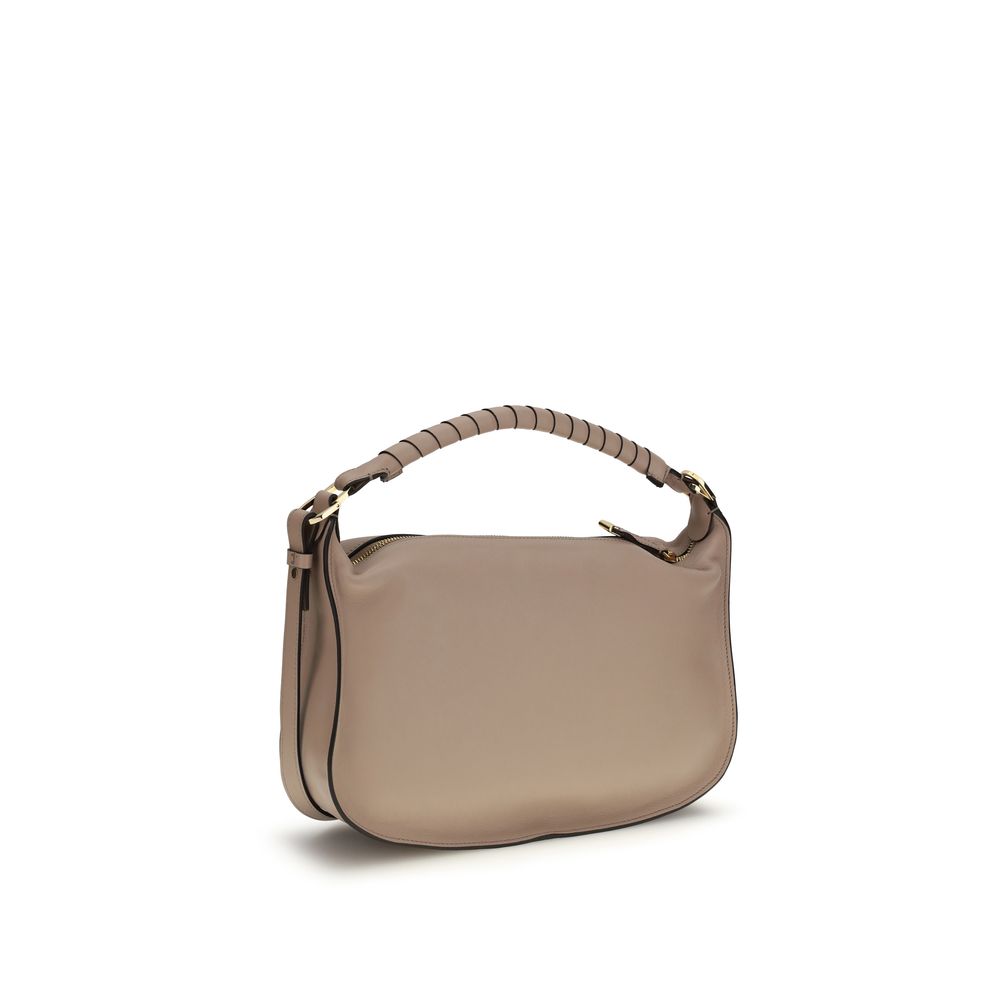 Gray Calf Leather Bos Taurus Shoulder Bag