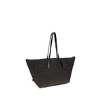 Black Raffia Shoulder Bag Balmain