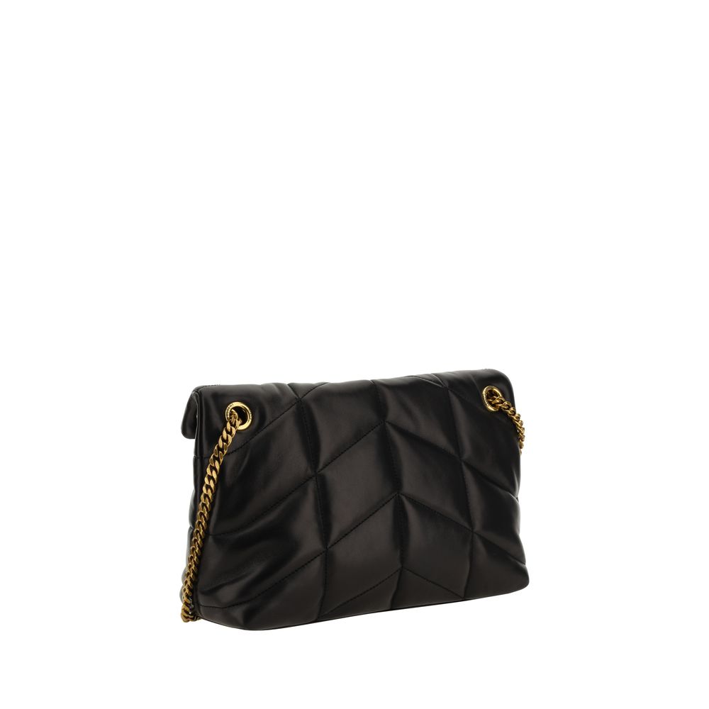 Black Lamb Leather Shoulder Bag Saint Laurent