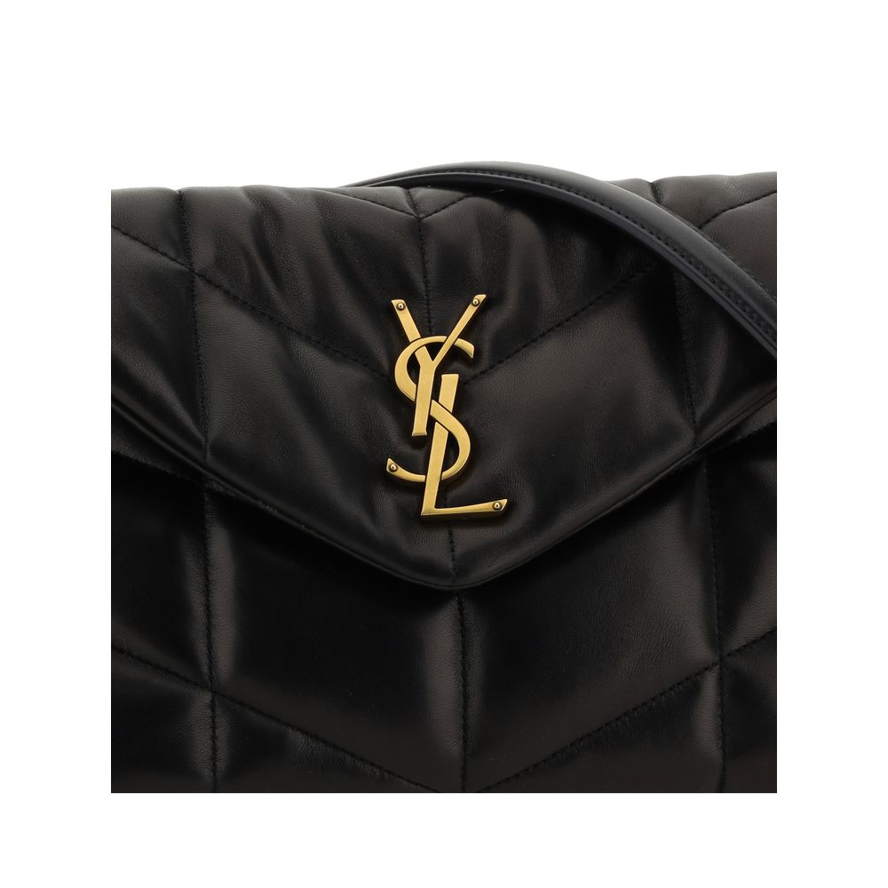 Black Lamb Leather Shoulder Bag Saint Laurent