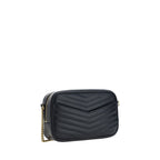 Black Calf Leather Bos Taurus Shoulder Bag Saint Laurent