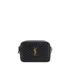 Black Calf Leather Bos Taurus Shoulder Bag Saint Laurent
