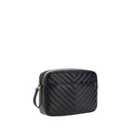 Black Calf Leather Bos Taurus Shoulder Bag Saint Laurent