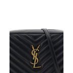 Black Calf Leather Bos Taurus Shoulder Bag Saint Laurent