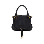 Black Calf Leather Bos Taurus Handbag