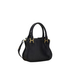 Black Calf Leather Bos Taurus Handbag