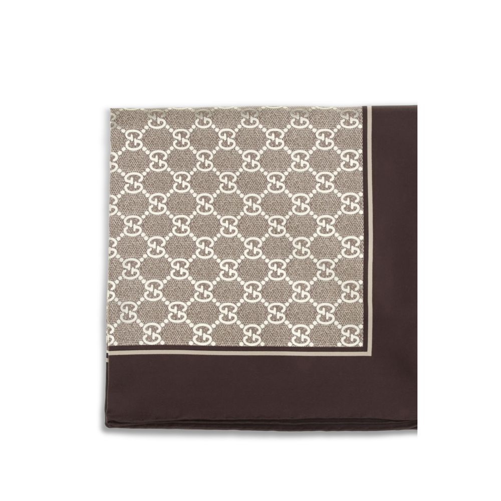 Beige Silk Scarf Gucci