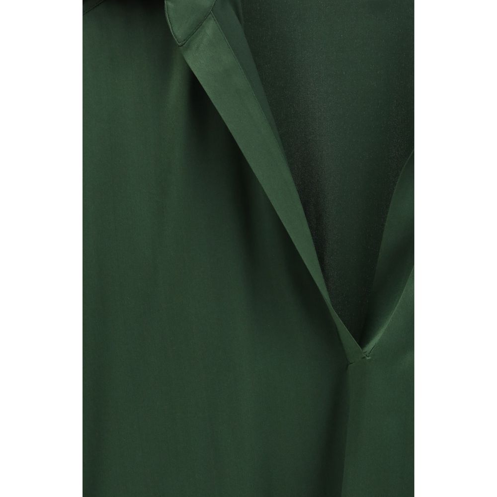 Bicolor Silk Shirt