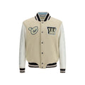 Beige Wool Bomber Off-White