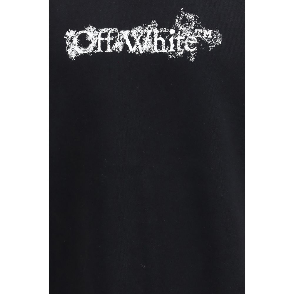 Black Cotton Sweatshirt Off-White