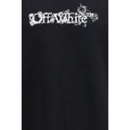 Black Cotton Sweatshirt Off-White