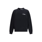 Black Cotton Sweatshirt Off-White