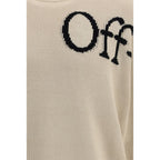 Beige Cotton Sweatshirt Off-White