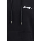 Black Cotton Sweatshirt Off-White